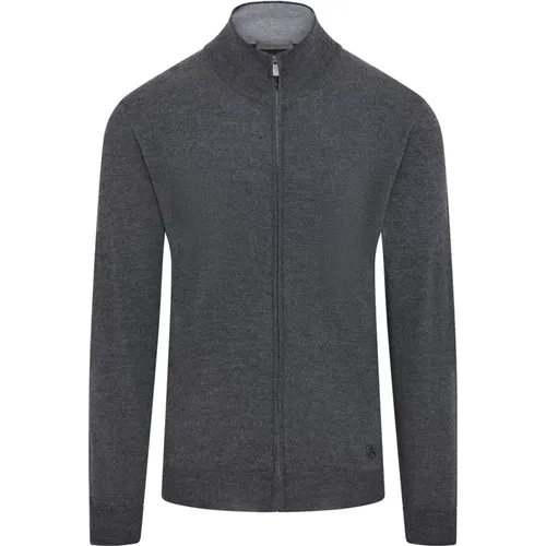 Luxury Wool Knitted Cardigan , male, Sizes: XL, M, L, 2XL, 6XL - Corneliani - Modalova