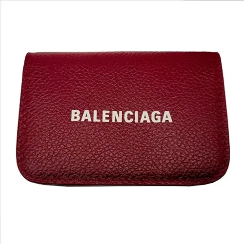 Pre-owned Leather Wallet , female, Sizes: ONE SIZE - Balenciaga Vintage - Modalova