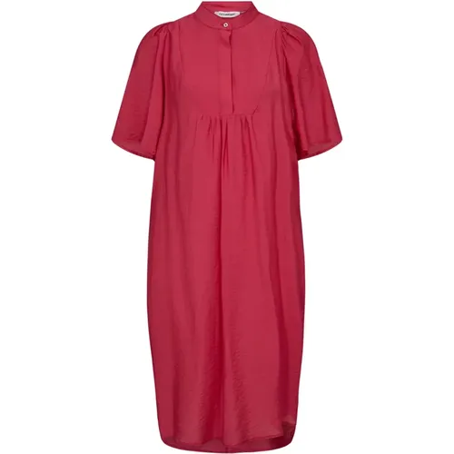 Kleid mit Volantdetails und Kurzarm , Damen, Größe: M - Co'Couture - Modalova