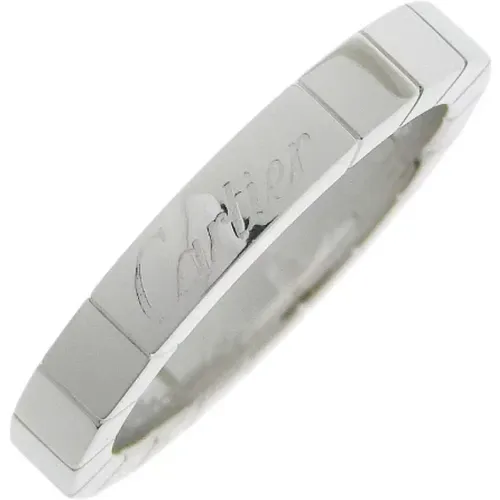 Pre-owned White Gold rings , female, Sizes: ONE SIZE - Cartier Vintage - Modalova