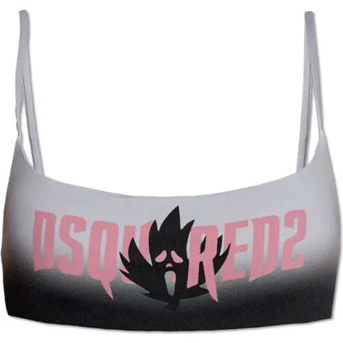 Oberteil des Badeanzugs , Damen, Größe: 2XS - Dsquared2 - Modalova