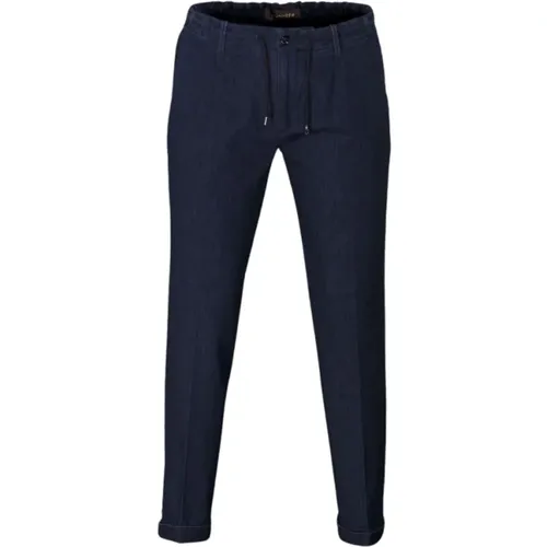 Leichte Japanische Komfort Denim Chino Hose - Moorer - Modalova