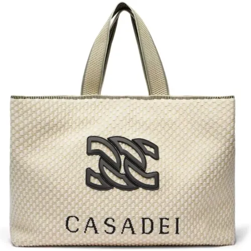 Stylish Large Fabric Bag , female, Sizes: ONE SIZE - Casadei - Modalova
