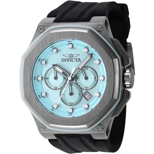 Akula Men's Quartz Watch Blue Dial , male, Sizes: ONE SIZE - Invicta Watches - Modalova