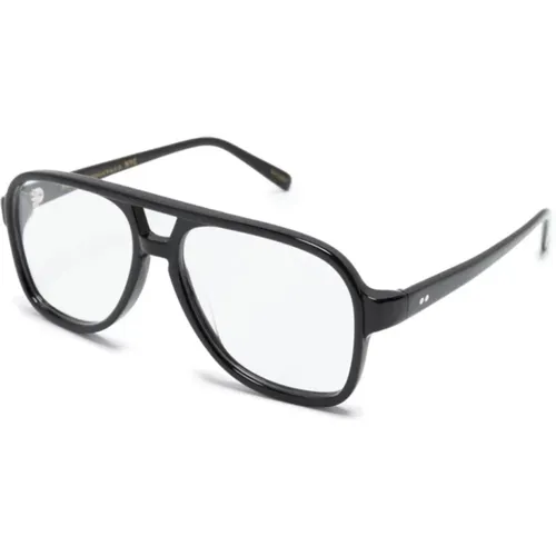 Schwarze Optische Brille, vielseitig und stilvoll,Braune Tortoise Optische Brille - Moscot - Modalova