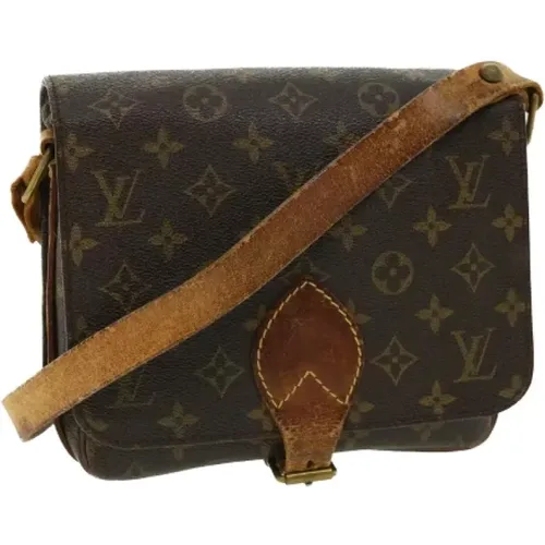 Coach Beige//Black Canvas Shoulder Bag , female, Sizes: ONE SIZE - Louis Vuitton Vintage - Modalova