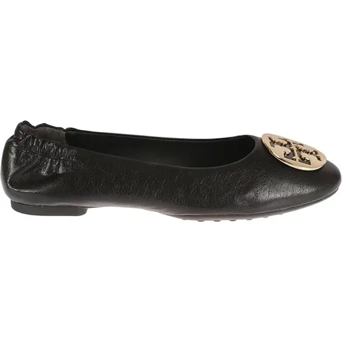 Logo Ballerina - Schwarz , Damen, Größe: 40 1/2 EU - TORY BURCH - Modalova