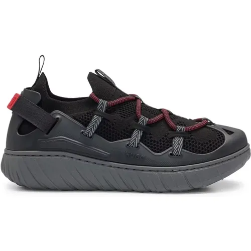 Reeflyn Low Sneakers Logo Rubber , male, Sizes: 9 UK, 8 UK - Hugo Boss - Modalova