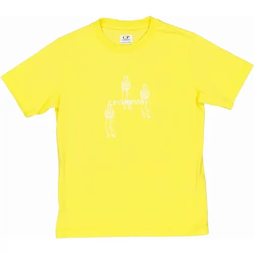 Gelbes British Sailor T-Shirt für Jungen - C.P. Company - Modalova