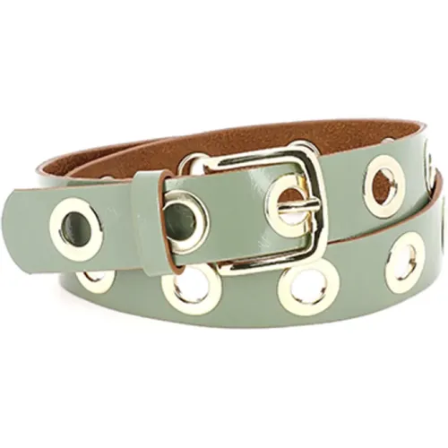 Crispy Leather Belt , female, Sizes: 90 CM, 80 CM, 85 CM - Herbert Frère Soeur - Modalova