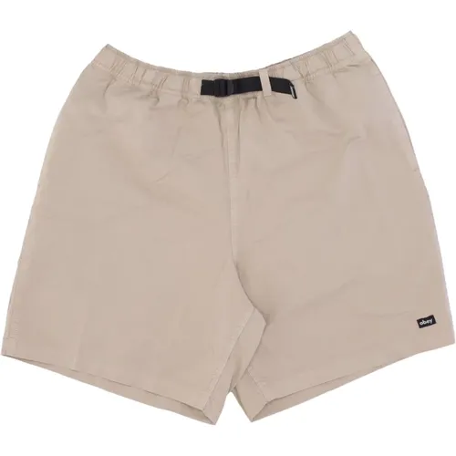 Silver Grey Pigment Trail Short Pants , male, Sizes: L, S, XL - Obey - Modalova