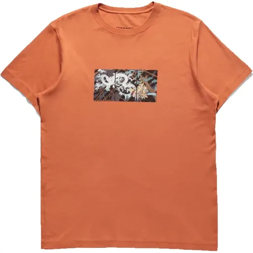 Triptych Water Dragon Tee , male, Sizes: M - Maharishi - Modalova