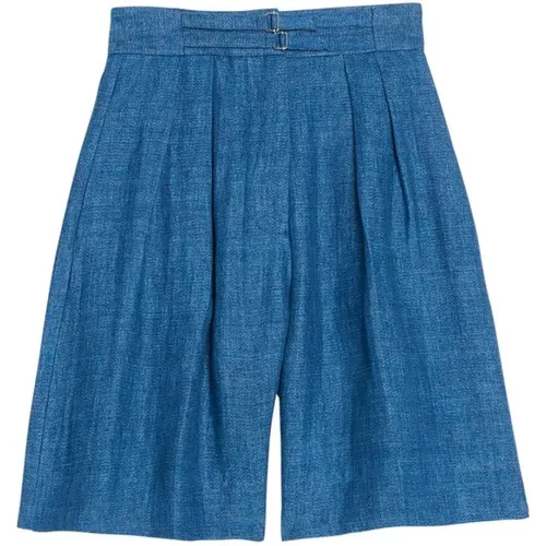 High-Waist Denim Shorts , Damen, Größe: S - Ines De La Fressange Paris - Modalova