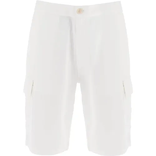 Cargo Shorts in Jersey , male, Sizes: XL - BRUNELLO CUCINELLI - Modalova