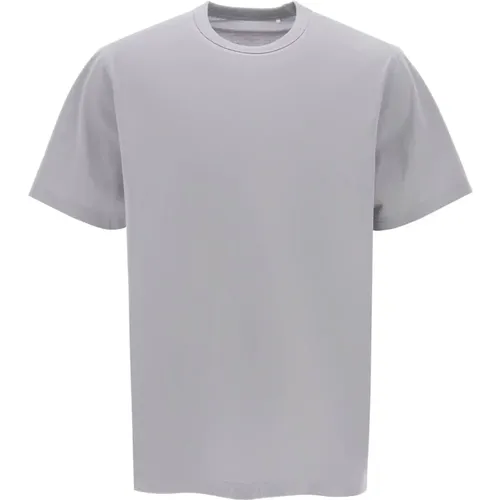 Kurzärmeliges T-Shirt aus Baumwollmischung mit Logo-Detail - Y-3 - Modalova