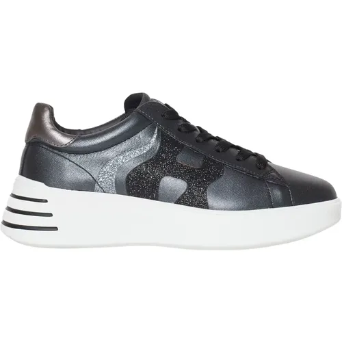 Womens Shoes Sneakers Nero Noos , female, Sizes: 2 UK, 3 UK - Hogan - Modalova