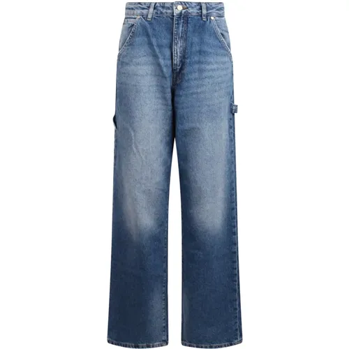 Whiskered Grimas Jeans with Straight Leg , female, Sizes: W25, W27, W28, W26 - Essentiel Antwerp - Modalova