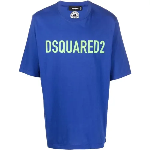 Short sleeve t-shirt , male, Sizes: L, 2XL, M, XL - Dsquared2 - Modalova