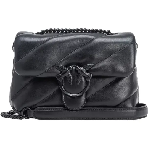 Love Puff Mini Crossbody Bag , female, Sizes: ONE SIZE - pinko - Modalova