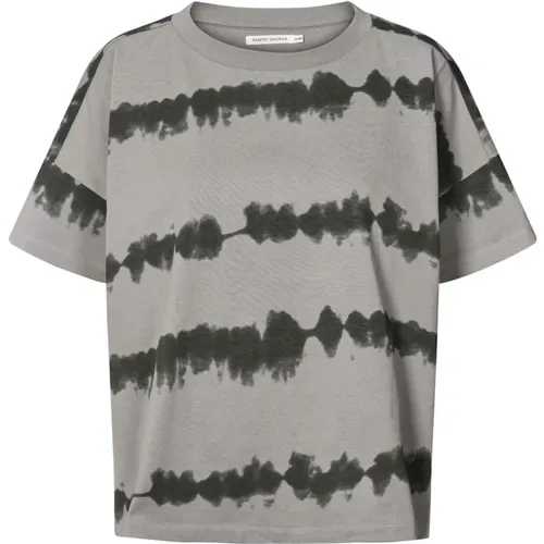 Grey Combo Uria Toppe & T-Shirts , female, Sizes: S/M - Rabens Saloner - Modalova