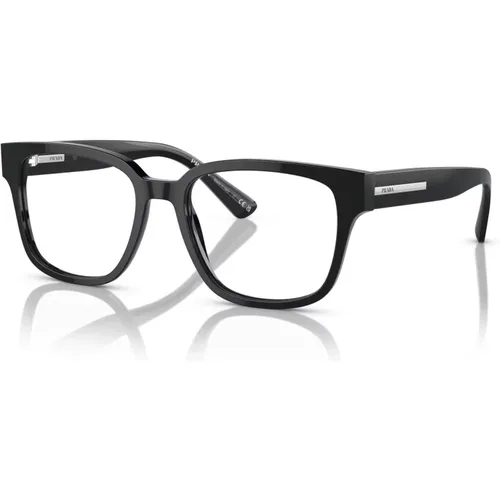 Schwarze Brillengestelle Sonnenbrille , unisex, Größe: 52 MM - Prada - Modalova
