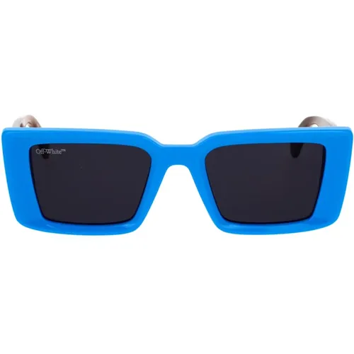 Savannah Sunglasses in Off-White for Men , male, Sizes: 53 MM - Off White - Modalova