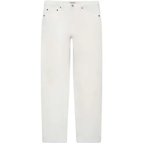 Off White Straight Jeans Frame - Frame - Modalova