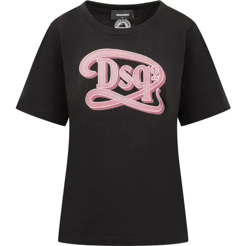 T-Shirt Kollektion , Damen, Größe: XS - Dsquared2 - Modalova