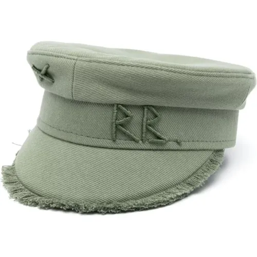 Cotton Hat with Logo , female, Sizes: M, S - Ruslan Baginskiy - Modalova