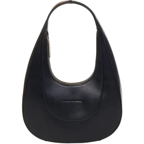 Stilvolle Taschen für Modebegeisterte,Schwarze verlängerte Logo-Buchstaben-Tasche - Chiara Ferragni Collection - Modalova