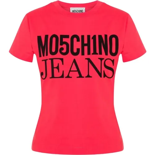 Short Sleeve Fashion T-Shirt , female, Sizes: S, M, L - Moschino - Modalova