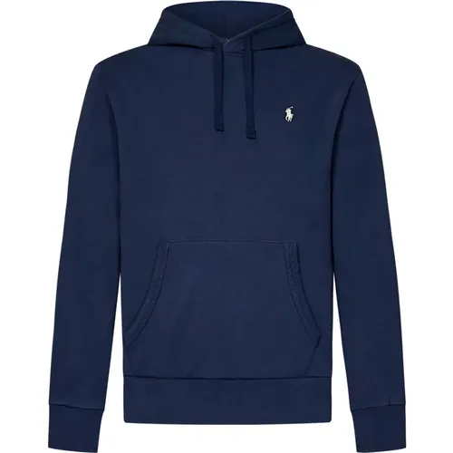 Herrenbekleidung Sweatshirts Blau Aw24 , Herren, Größe: M - Ralph Lauren - Modalova