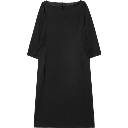 Techno-Jersey Kleid mit Reißverschluss-Detail , Damen, Größe: S - LUISA CERANO - Modalova