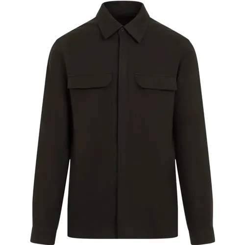 Forest Work Shirt , male, Sizes: M, L - Rick Owens - Modalova