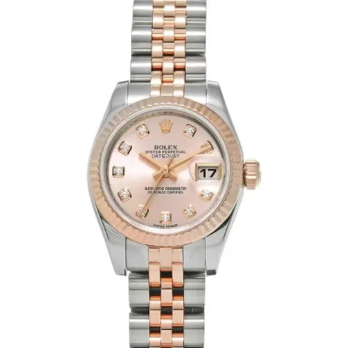 Pre-owned Rose Gold watches , female, Sizes: ONE SIZE - Rolex Vintage - Modalova