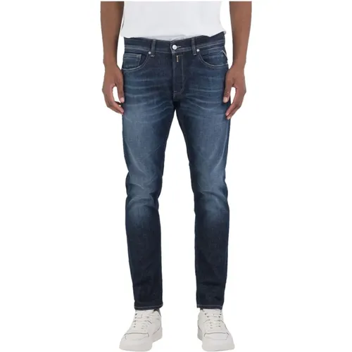 Slim Fit Denim Jeans , Herren, Größe: W33 L32 - Replay - Modalova