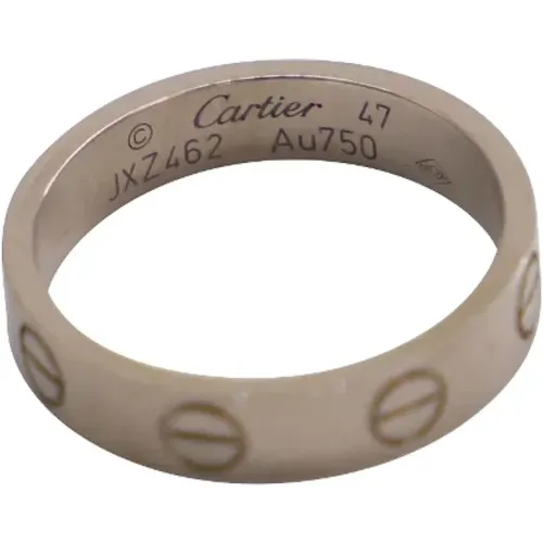 Pre-owned Yellow Gold rings , female, Sizes: ONE SIZE - Cartier Vintage - Modalova