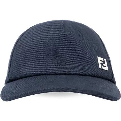 Baseball cap with logo , male, Sizes: ONE SIZE - Fendi - Modalova