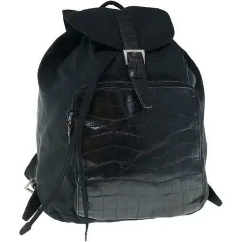 Pre-owned Nylon backpacks , female, Sizes: ONE SIZE - Prada Vintage - Modalova