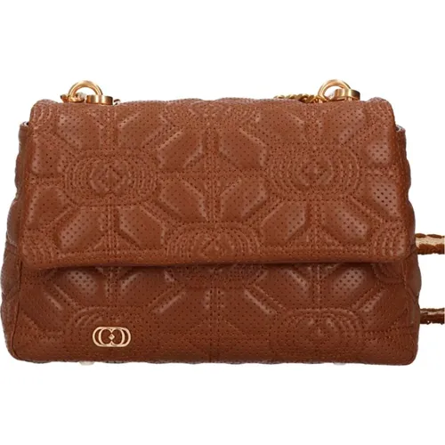 Leather Handbag with Chain Strap , female, Sizes: ONE SIZE - La Carrie - Modalova