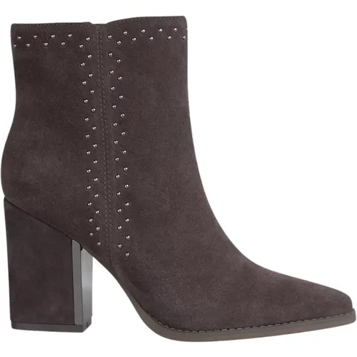 Side zip studded bootie , female, Sizes: 2 UK, 8 UK, 5 UK, 7 UK, 3 UK, 4 UK, 6 UK - Alma en Pena - Modalova