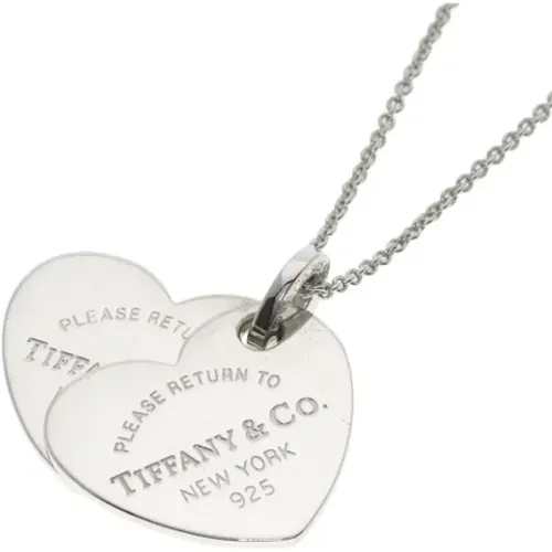 Pre-owned Silver necklaces , female, Sizes: ONE SIZE - Tiffany & Co. Pre-owned - Modalova