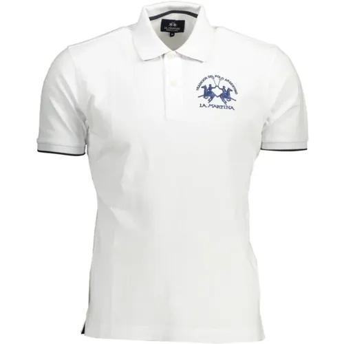 Elegantes weißes Poloshirt , Herren, Größe: 3XL - LA MARTINA - Modalova