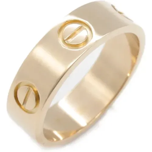 Pre-owned Metal rings , female, Sizes: ONE SIZE - Cartier Vintage - Modalova