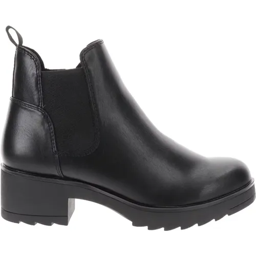 Women Faux Leather Zipper Ankle Boots , female, Sizes: 6 UK, 5 UK, 4 UK - marco tozzi - Modalova