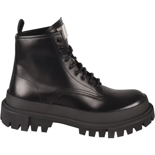 Ankle Boots with Stud Detailing , male, Sizes: 6 1/2 UK - Dolce & Gabbana - Modalova