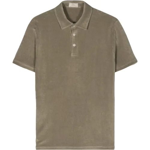 Smith Towelling Poloshirt , Herren, Größe: XL - Altea - Modalova