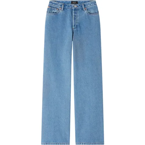 High-Waist Straight-Leg-Jeans - A.P.C. - Modalova