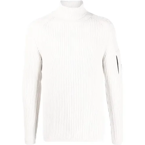Gauze Logo Sweater , male, Sizes: 2XL, XL - C.P. Company - Modalova