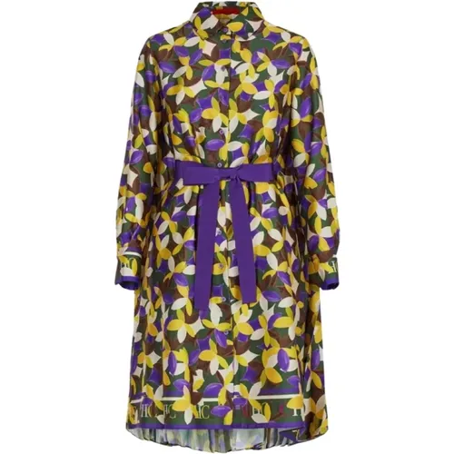 Jasmine Print Shirt Dress Twill , female, Sizes: S - Carolina Herrera - Modalova